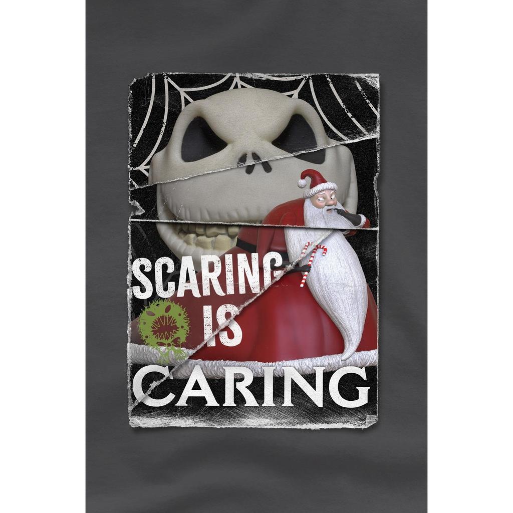 The Nightmare Before Christmas Childrens/Kids Scaring Is Caring T-Shirt