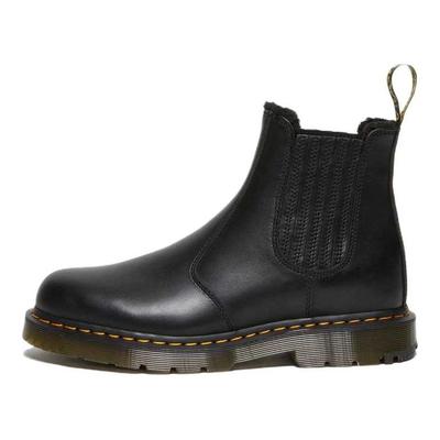 Доктор. Martens Кожаные Нескользящие Теплые Короткие Ботинки Челси Унисекс Ботинки Черные 27829001