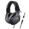 Audio Technica Professional Monitor Headphones Wired Headphones Cable Length Recording Musical Instrument Practice Mixing DJ Game Gaming Black