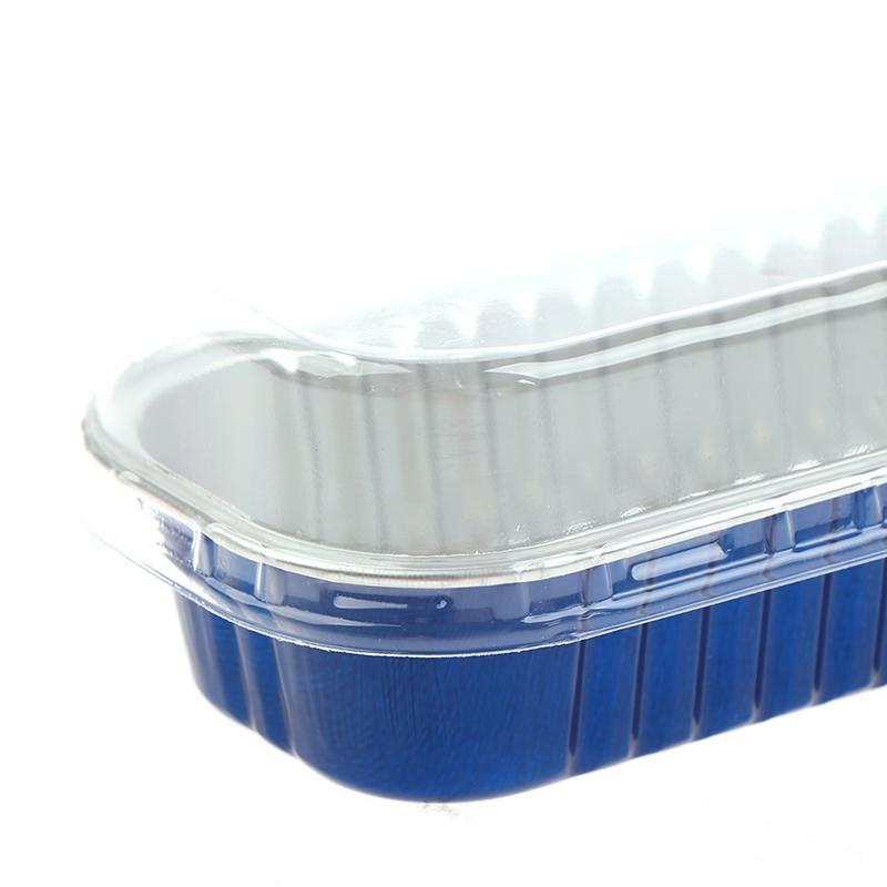 10 шт. алюминиевая фольга для выпечки торта коробка для кекса противень для выпечки пудинга коробка с крышкой