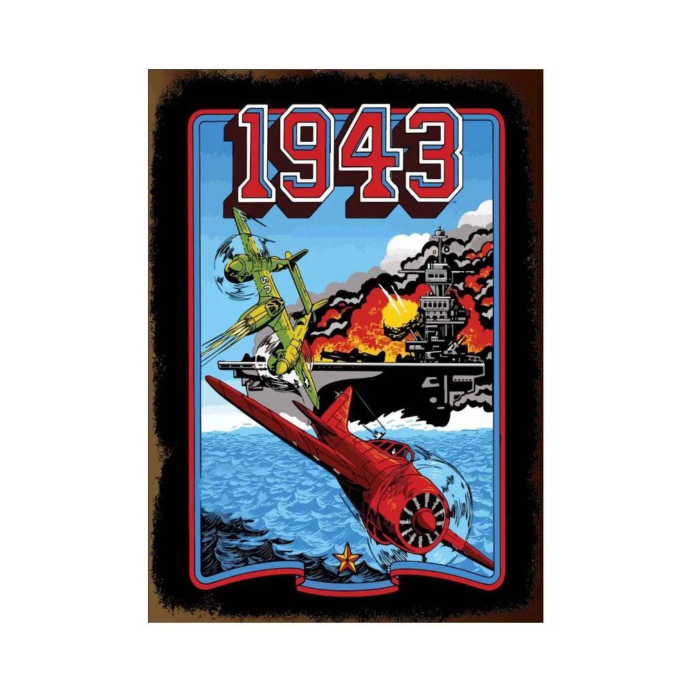 Ретро Металлическая Вывеска Аркадных Игр 80-х, Винтажная Жестяная Табличка с Игровой Тематикой 20x30см