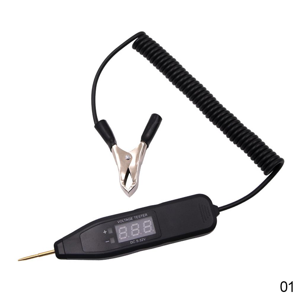 Автомобильный электрик зонд машина автомобильные инструменты 5 В/24 В/32 В автомобильный электрический испытательный карандаш детектор напряжения постоянного тока индикатор напряжения переменного тока