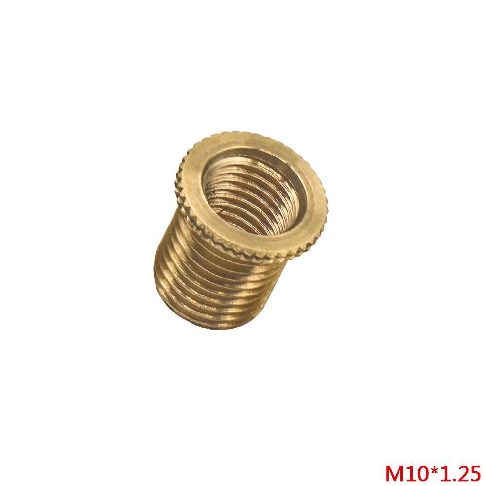 Медная ручка переключения передач Резьба M10x1.25 M10x1.5 M8x1.25 Комплект адаптеров резьбы головки ручки Комплект вставок Автомобиль