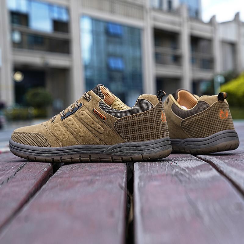 Мужская обувь больших размеров с противоскользящим эффектом, модная ретро-обувь для походов и альпинизма, спортивная и повседневная мужская обувь