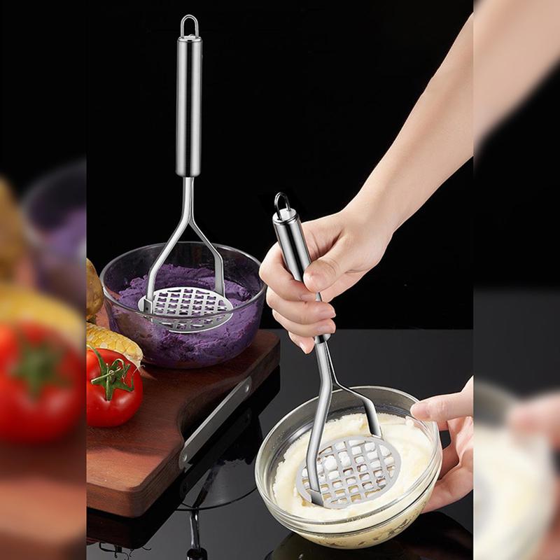 Kitchen Gadget Creative Mud Press Masher Puree Juice Maker Stainless Steel Potatoes Crusher Pusher Fruit Tools Cocina Cozinha