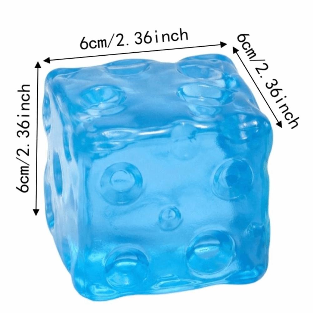 Super Soft Cheese Squeezed Cube Anxiety Relief Cheese Stress Ball Cheese Pinch Home Decoration