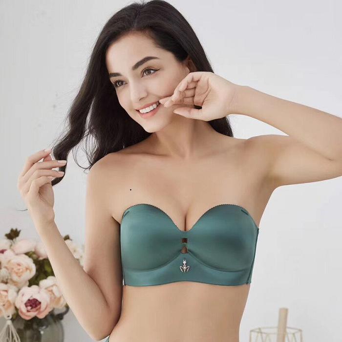 Новый бюстгальтер без бретелек весом 200 фунтов, тонкий дизайн без стальных колец, собирающий невидимое нижнее белье оверсайз для женщин.