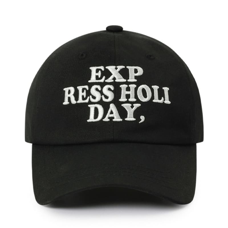 EXPRESS HOLIDAY EXP Logo Ball Cap_Black