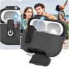 Earbud Protective Case for AirPods Pro 3 Charging Case Portable Shockproof Wireless Earphone Cover Protector Shell Skin with Lock Phone Holder