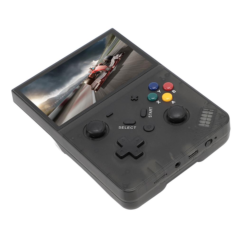 Портативная ретро-игровая консоль с экраном 4,3 дюйма 4K HD, прозрачным черным цветом, портативная игровая консоль