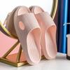 Крутые тапочки женские для ванной комнаты толстая подошва для дома для помещений нескользящие и не вызывающие запаха ног домашние для купания летние мужские