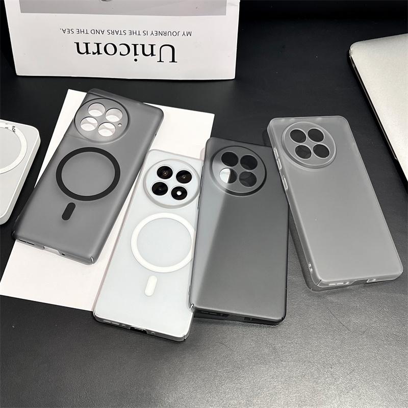 Матовый полупрозрачный чехол с магнитом для беспроводной зарядки MagSafe для OnePlus 13 12 11 10 9 8 7 ACE 2 3 5 Pro Nord 2 3 4 Lite