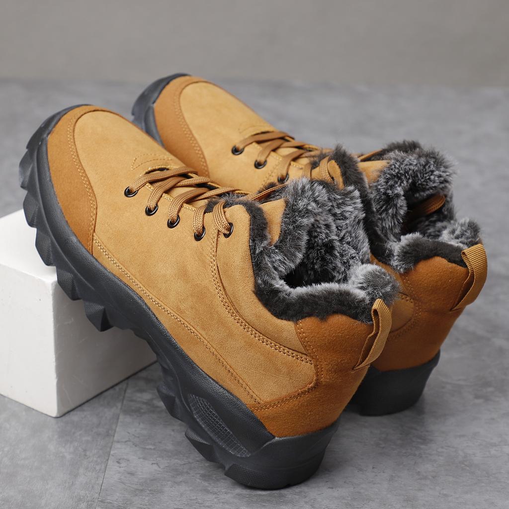 Men Snow Boots Winter Outdoor Walking Shoes Light Sneakers for Men Winter Shoes Mens Hiking Ankle Boots Footwear