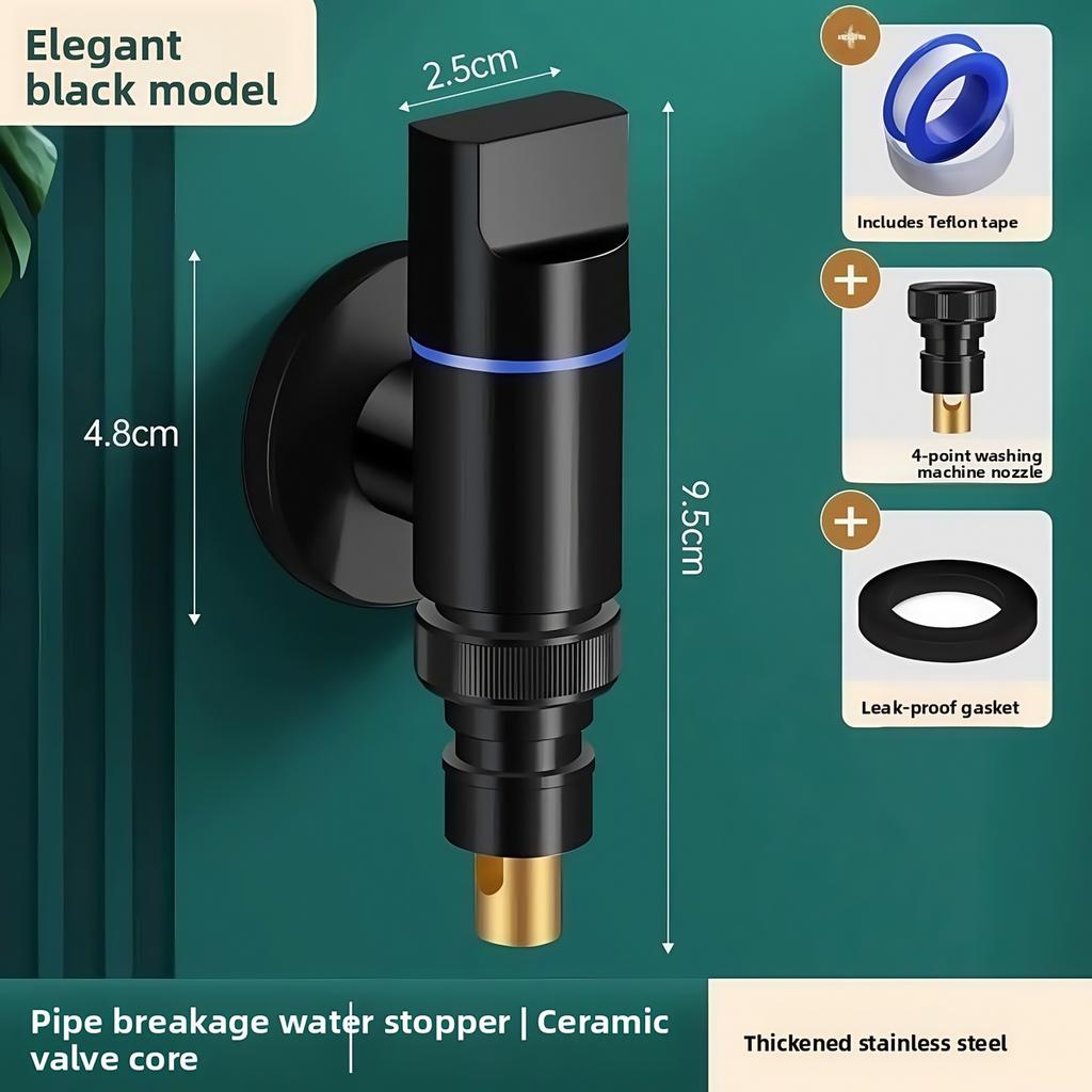 Бытовые смесители для стиральной машины из нержавеющей стали с запорным клапаном G1/2 Одинарный холодный настенный кран Аксессуары для ванной комнаты