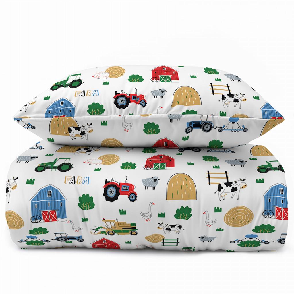 Children's bedding set 140x200 tractors farm xoxo dreams