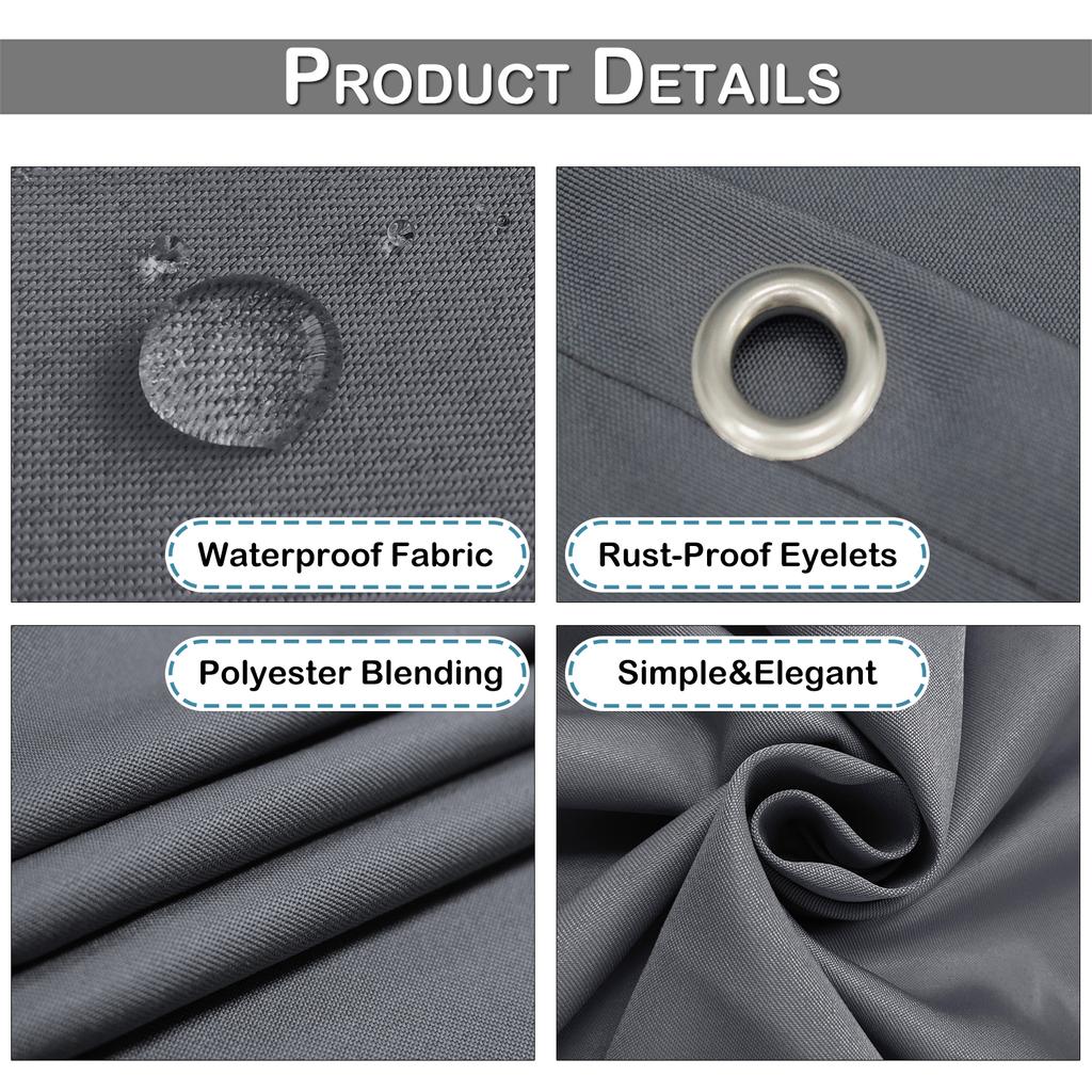 Балконный экран для уединения, ограждение, патио, водонепроницаемая ткань для защиты от ультрафиолета, 70%, щит, тент для палубы, парус, сад, крыльцо, бассейн, декор