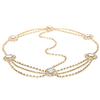 Rhinestone Crystal Vintage Headpiece Dainty Design Wedding Head Chain  Wedding Ceremony