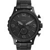 Men's Quartz Watch - Stainless Steel Case & Strap, Analog Three-Eye Chronograph, Suitable for Daily/Sports Multi-Scene Use-JR1401