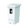 Asbel Trash Can with Lid Kitchen 20L Evan MP Sealed Pedal Tightly Sealed White Prevents Odor Leakage A6300