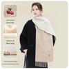JIUMU 100% Wool Unisex Winter Scarf