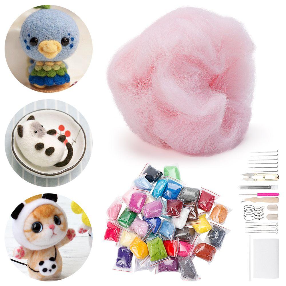 Набор для рукоделия из пеноматериала Стартовый набор инструментов Игла для валяния Набор для валяния Шерстяная пряжа Набор инструментов для шитья