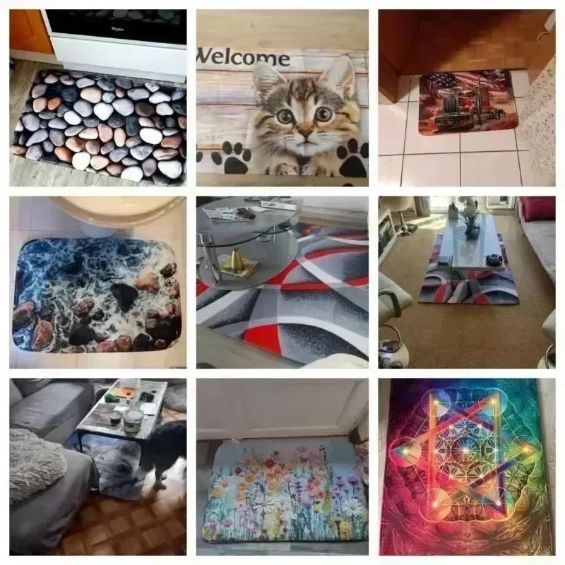  Disney Burstner Caravan Door Mat Bedroom Bath Living Room Kitchen Balcony Entrance Carpet Home Footpad Non-slip Rug Decor