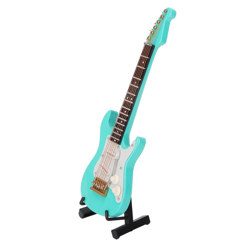 Mini Guitar Replica Miniature Guitar Musical Instrument Model Home Office DecorationS