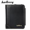 New PU Leather Men Wallets High Quality Zipper Short Card Holder Male Purse Vintage Coin Holder Men Wallets