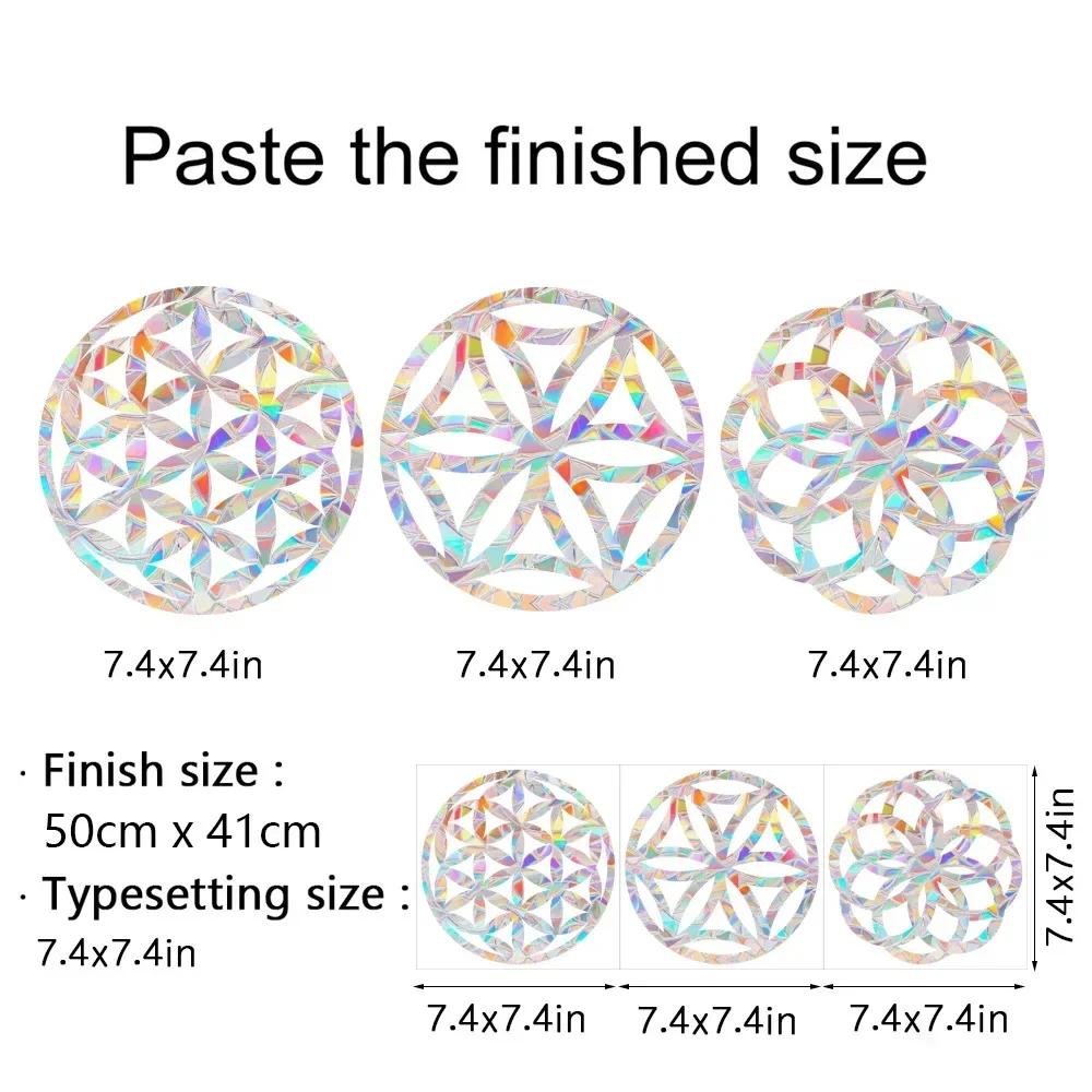 ПВХ кошка бабочка призрак призма стекло радуга ловец солнца наклейки на окна настенные наклейки для дома спальня украшения самоклеящаяся наклейка