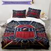 3pcs Duvet Cover Set (1*Duvet Cover + 2*Pillowcase, Without Core), NFL Print Soft All‑Season Bedding Set, Home Bedroom Decor Gift