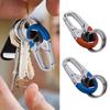 Car Keychain Zinc Alloy Stainless Steel Keyring Rotating Fixed Ring System Car Interior