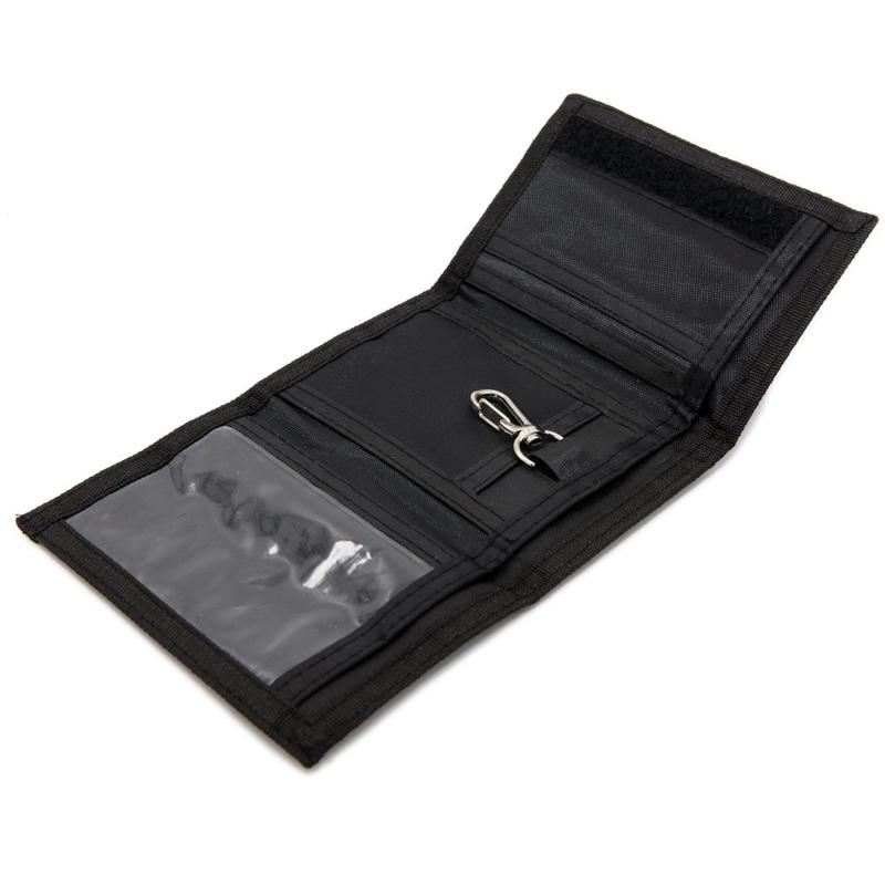 Тканевый RFID кошелек камуфляжной расцветки для мальчиков с цепочкой, тройного сложения, холщовый, для занятий спортом на открытом воздухе, детский кошелек для подростков