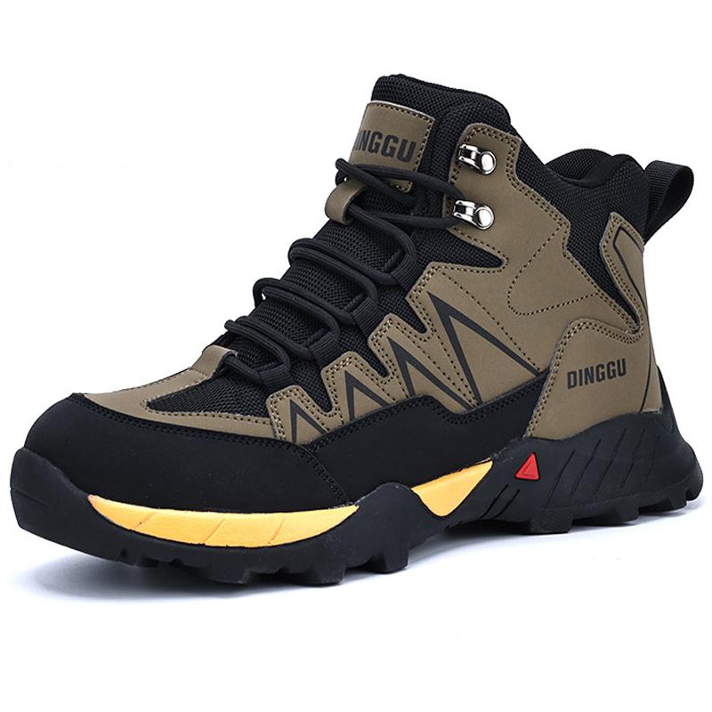 Высококачественные защитные ботинки Мужская обувь Защитные рабочие ботинки Стальной носок Рабочие кроссовки Защитные ботинки для инженеров Нескользящие