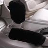 2Pcs Car Handbrake Grip Covers Gear Shift Knob Cover Handle Plush Sleeve Winter Soft Warm Hand Brake Car Accessories For Girls