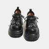 Love single shoes женские туфли на толстом каблуке с платформой, большие универсальные туфли в британском стиле со шнуровкой, маленькие кожаные туфли для женщин