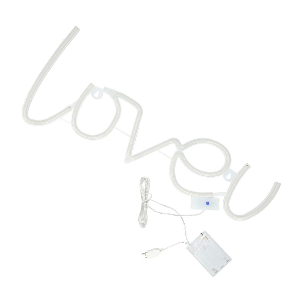 LOVEU Neon Light LED Красочные неоновые вывески для украшения дома, предлагающие праздничное украшение