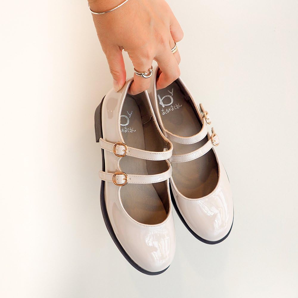 Туфли-лодочки с длинными двойными ремешками для любых погодных условий, удобные для ходьбы, широкие, на высоком каблуке, идеально подходят для дождливой погоды, низкие, классического стиля от Daddy Long Legs, японская обувь