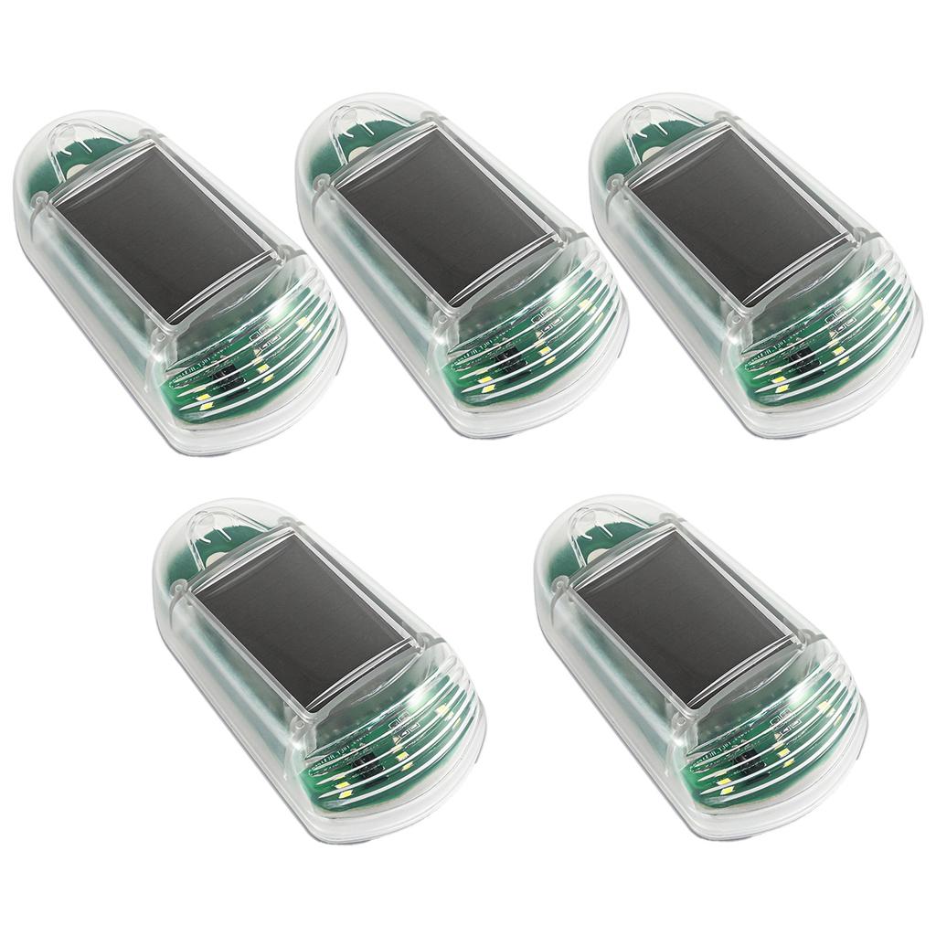 Solar Powered Wireless Truck Cab Marker Lights 5Pcs Colorful Auto Roof Marker Lamps No Drill Vehicle Top Lighting Kit