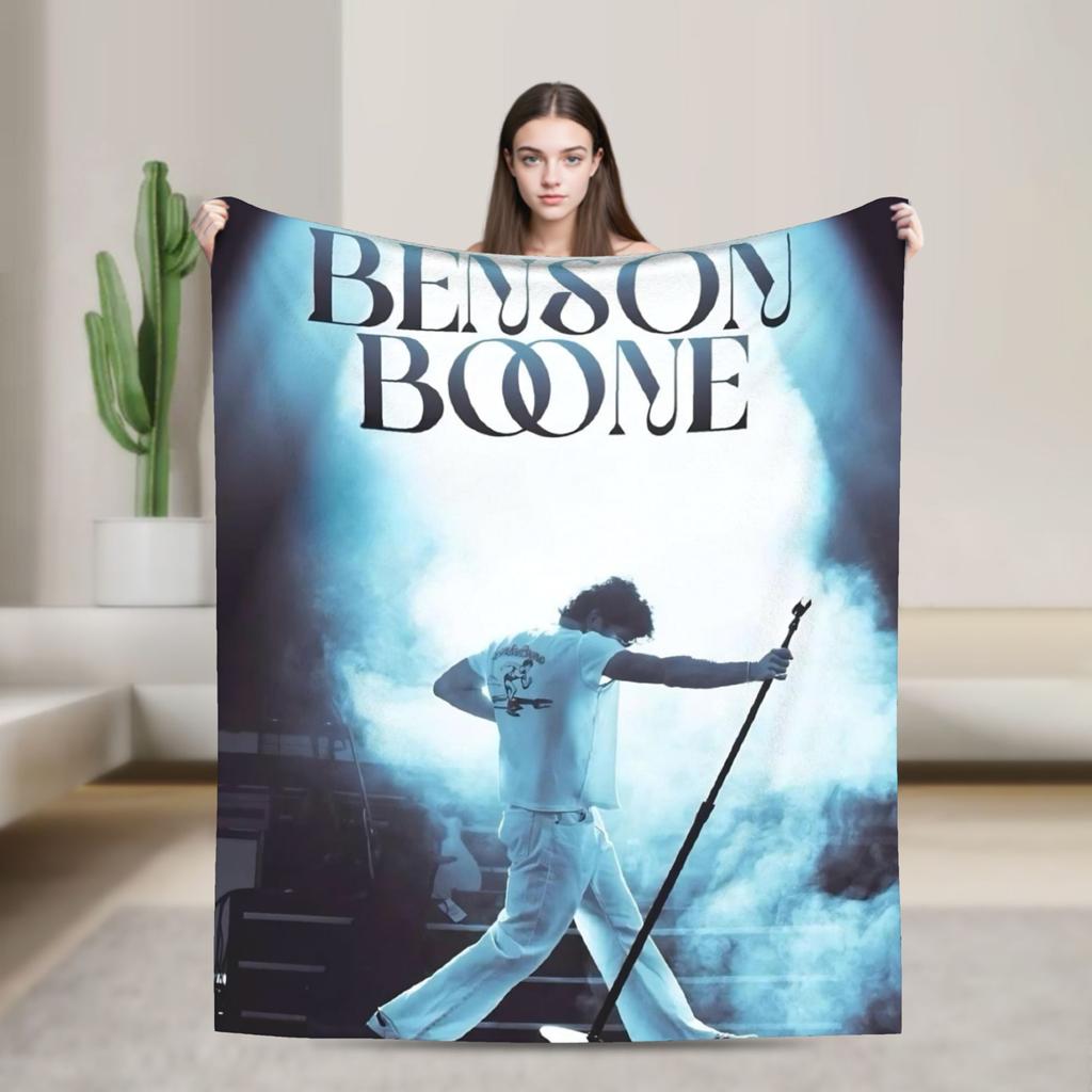Benson Boones Warm Blanket Kids Plush Throw Blanket Funny Living Room Flannel Bedspread Sofa Bed Cover