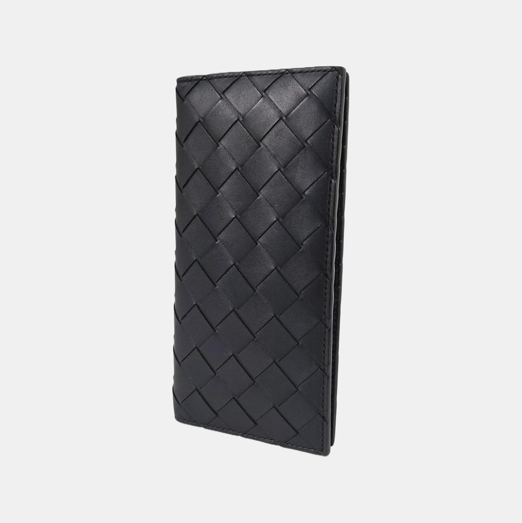 [Pre-Owned] Woven Long Leather Wallet - Very Good #1S5Z37M