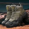 Outdoor Men's Hiking Boots Winter Men's Snow Boots Waterproof Leather Sports Keep Warm Men's Work Boots  Men Causal Sneakers