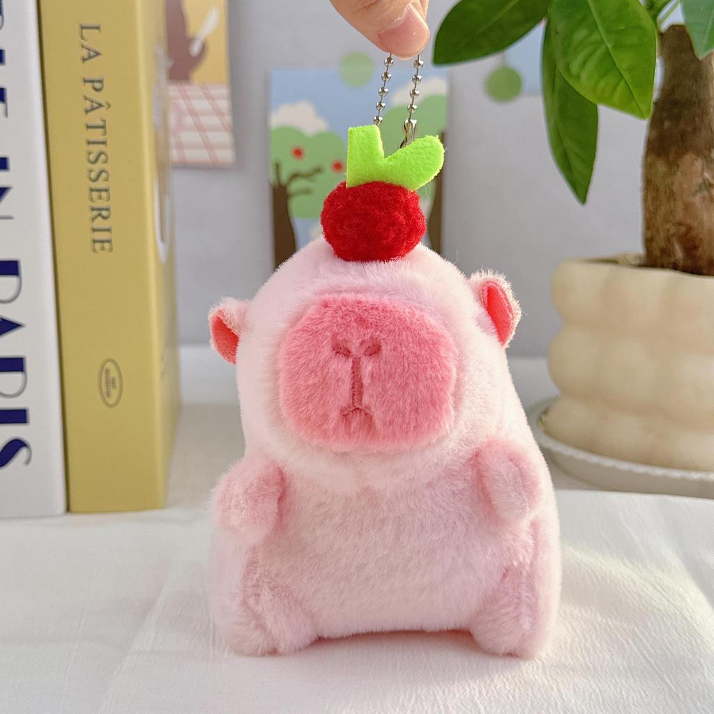 Popular Guinea Pig Plush Keychain - Cute Cavy Backpack Charm & Ornament