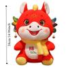 Soft Stuffed Lucky Pony Plush Toys Letter Print Horse Year Mascot  Chinese New Year