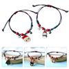 1шт олень рождественский подарок кулон браслет рождественский сплав плетеный веревочный браслет Санта-Клаус рождественская елка