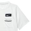 Nike Сплошная цветная футболка с круглым вырезом и коротким рукавом, мужские топы, белые DX8635-121