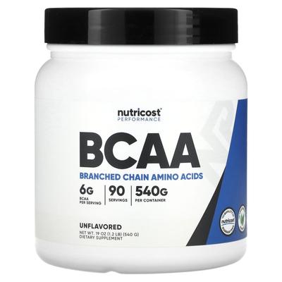 Спортивные результаты, BCAA, Без вкуса, 1,2 фунта (540 г)