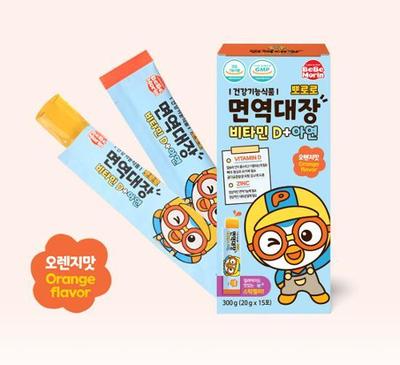 Pororo Immune Colon Витамин D+Цинк 20 гX15 пакетов (стоимость 15 дней)