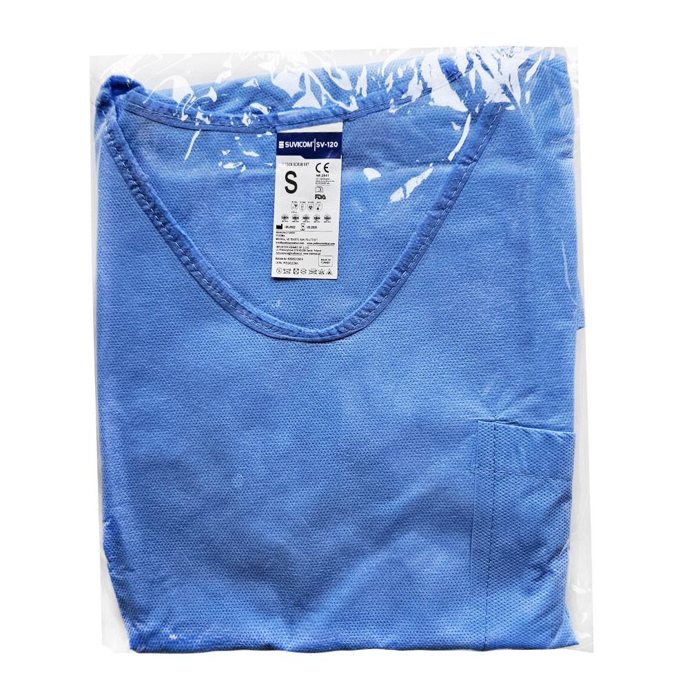 Surgical Suit Disposable Sms 40G With Pockets 1 Piece