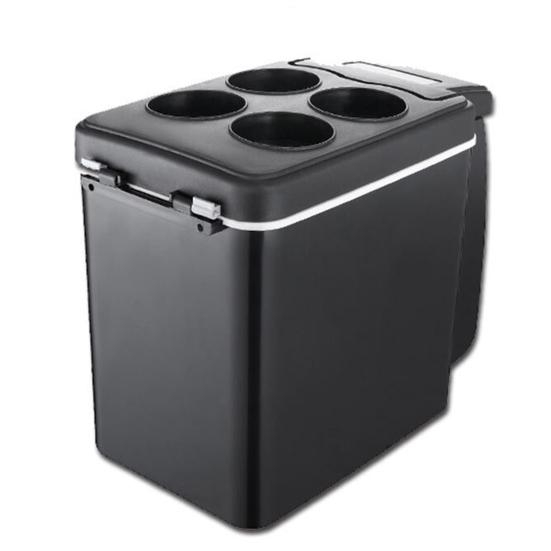 6л мини-портативный автомобильный холодильник для фруктовых напитков с подогревом и охлаждением, ящик для хранения двойного назначения