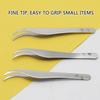 5 шт. пинцетов из нержавеющей стали, подходящих для удаления заноз бровей, ухода за бровями, удобная ручка, профессиональный косметический инструмент
